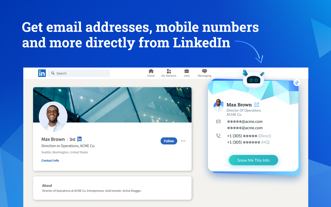 Datanyze Software - Get contact information, including email addresses, direct dial and mobile numbers directly from LinkedIn profiles and company websites, without leaving your browser.