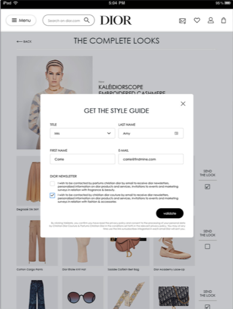 Complete the Look marketing