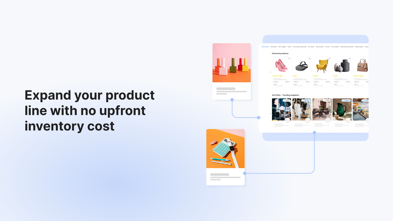 Syncee screenshot: Expand your product range