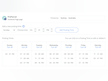 Buffer Software - Create custom posting schedule