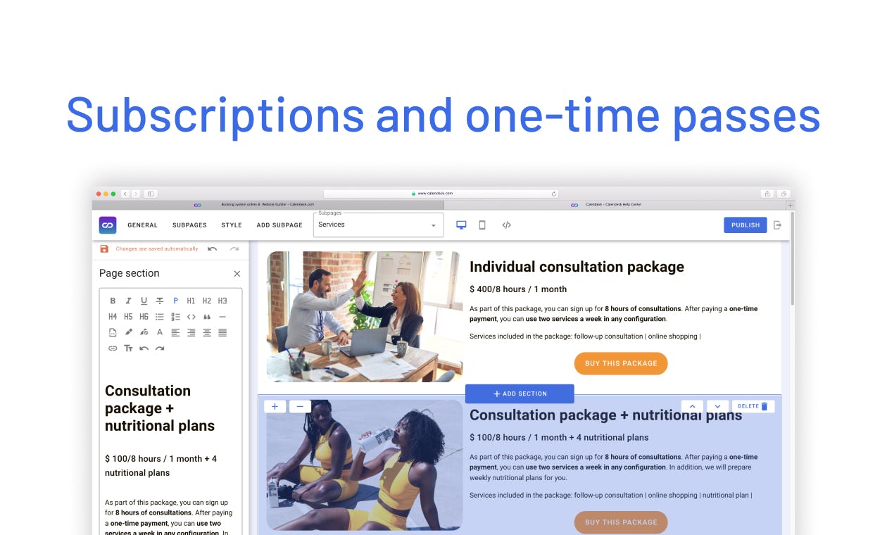 Calendesk Software - 5