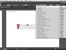 Adobe Illustrator Software - Search fonts quicker with Illustrator CC's font search window that enables the choice between searching entire font names or first words only