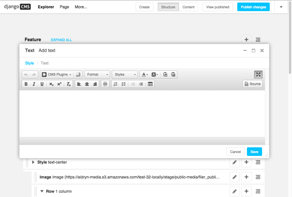 django CMS Software - 4