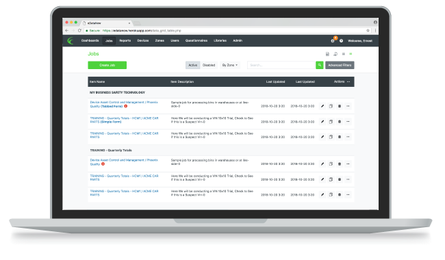 E-Data Now! Inspection Software Software - Assign and Schedule Inspections and Audits