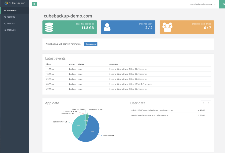 CubeBackup Software - 1
