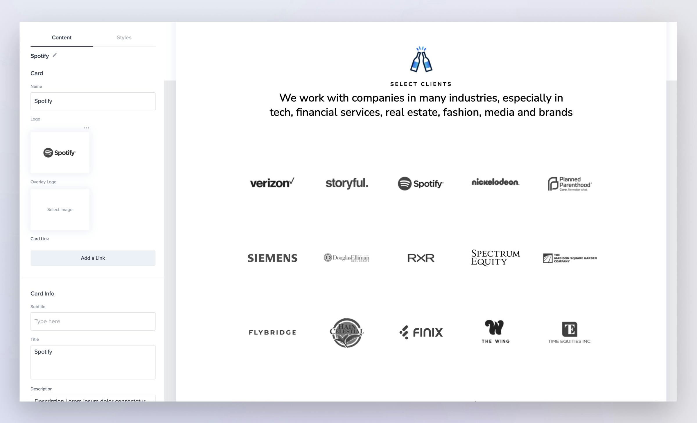 Morphic Software - Morphic Site Editor - Grid Item