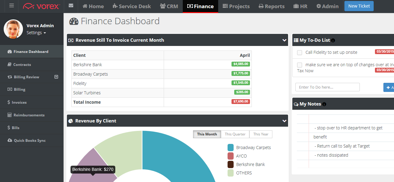Finance Dashboard