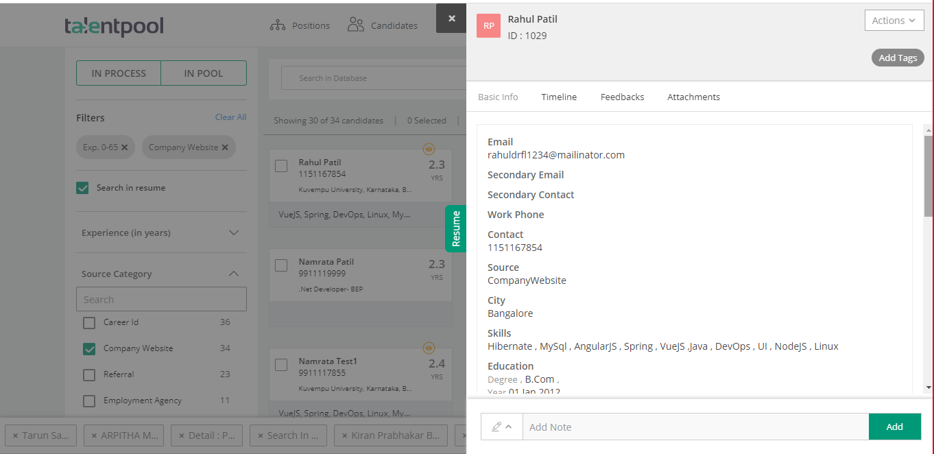 Talentpool Software - 6