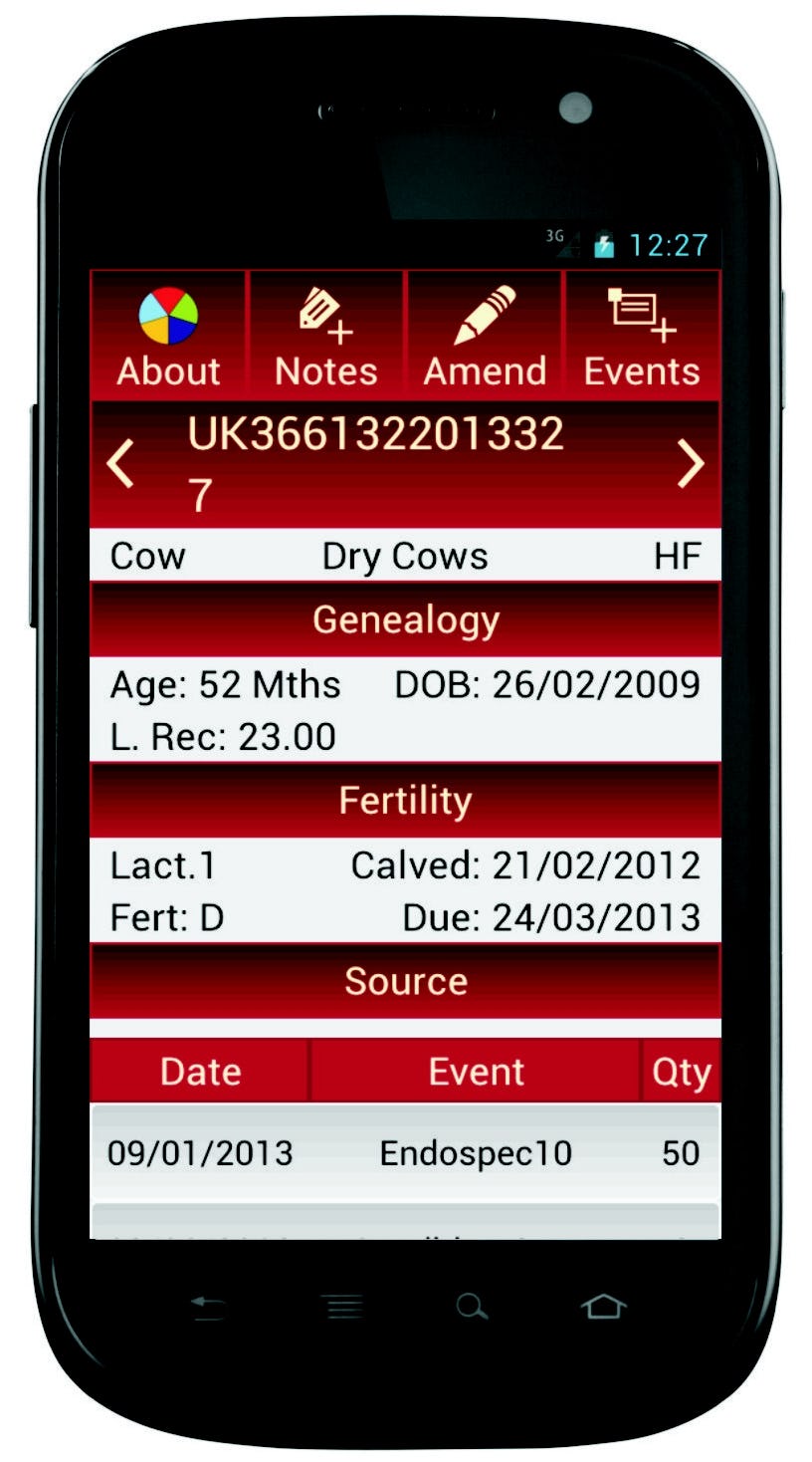 SUM-IT Total Software - Take your data out and about on the farm. View and update livestock and field records on your phone or tablet, even in areas of poor internet.