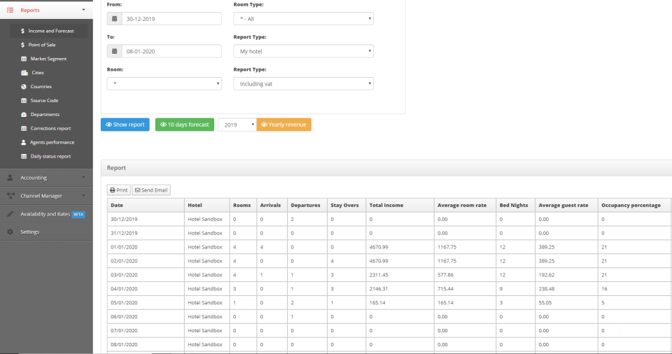 Mini Hotel PMS Software - 4
