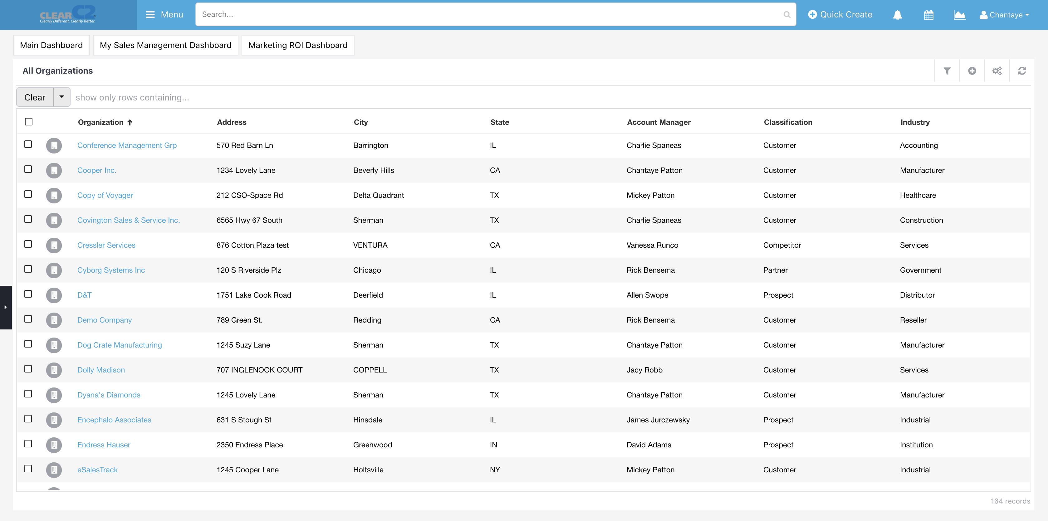 C2CRM Software - Company listing