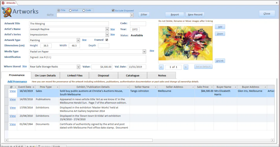 Artwork Collection Database Cost & Reviews - Capterra Australia 2023