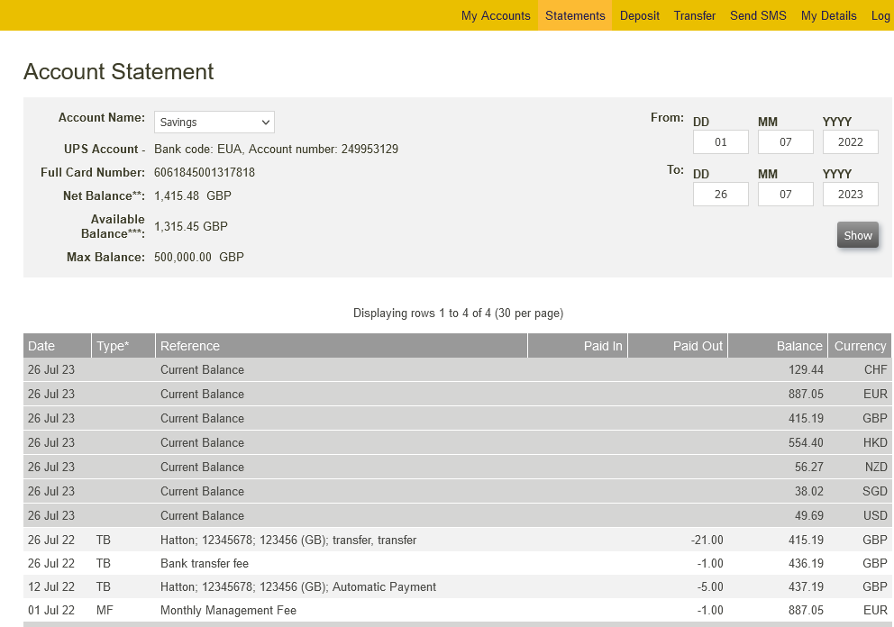 Trusek Software - A genuine Multi-Currency Account. Manage multiple currency balances whithin one account. Instant FX between currencies. Individual currency balances can go to a negative so long as the net balance of the account remains positive.