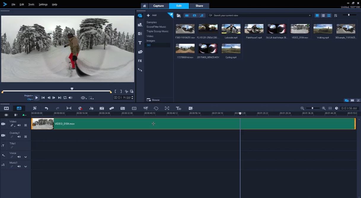 VideoStudio Software - VideoStudio editing