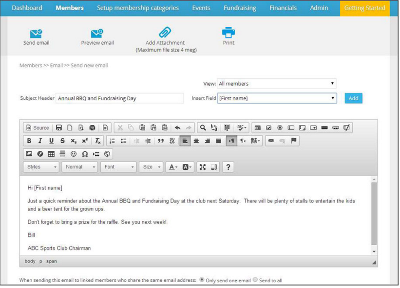 Group email
