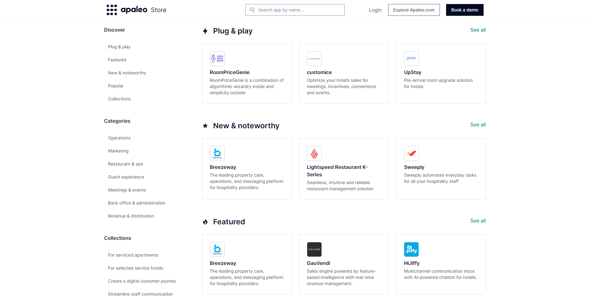 Apaleo Software - Apaleo Store
