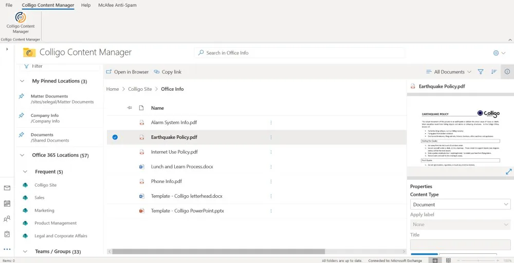 Colligo Colligo Content Manager for Microsoft 365 Reviews, Cost & Features ...