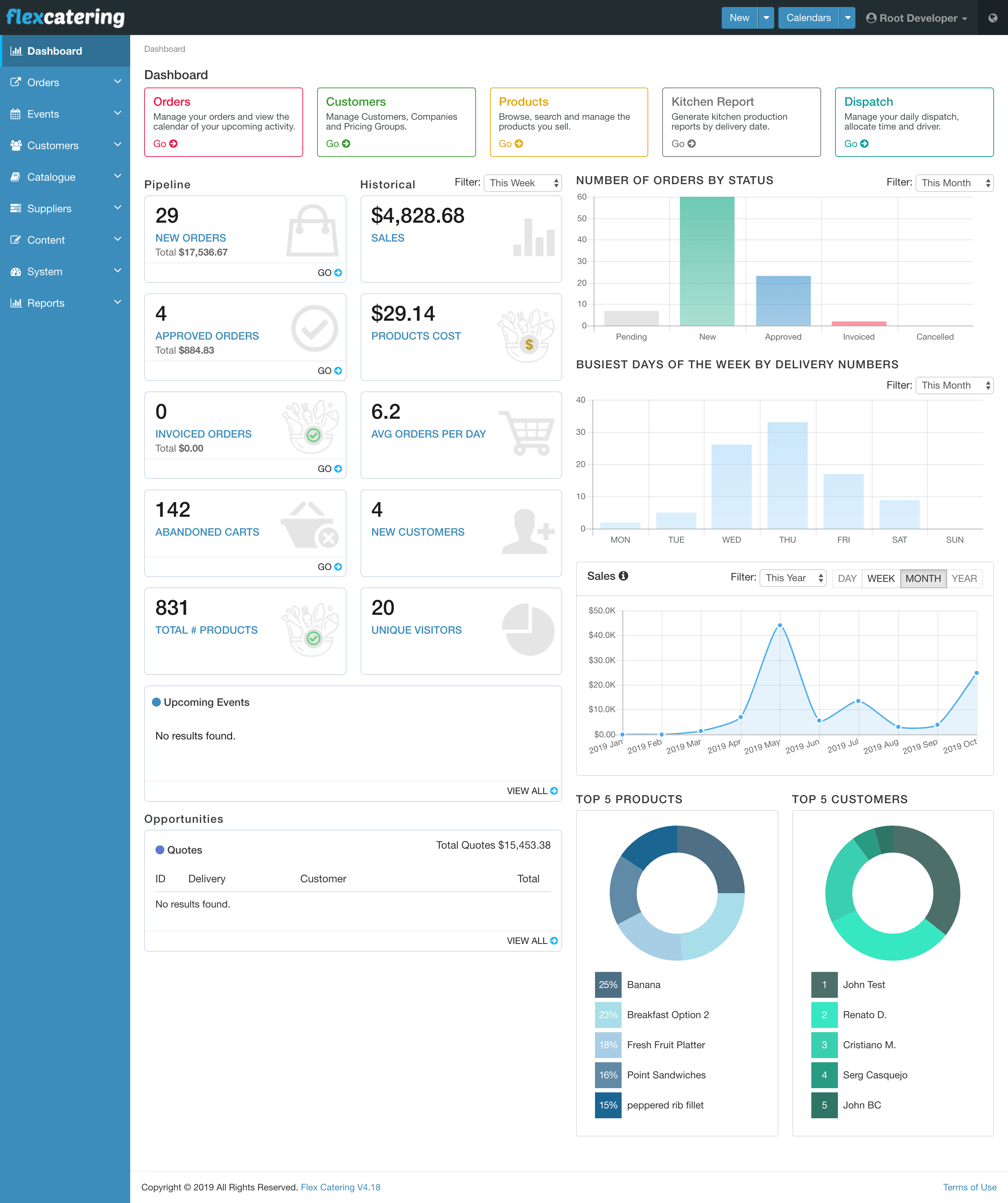 Flex Catering Software - 1