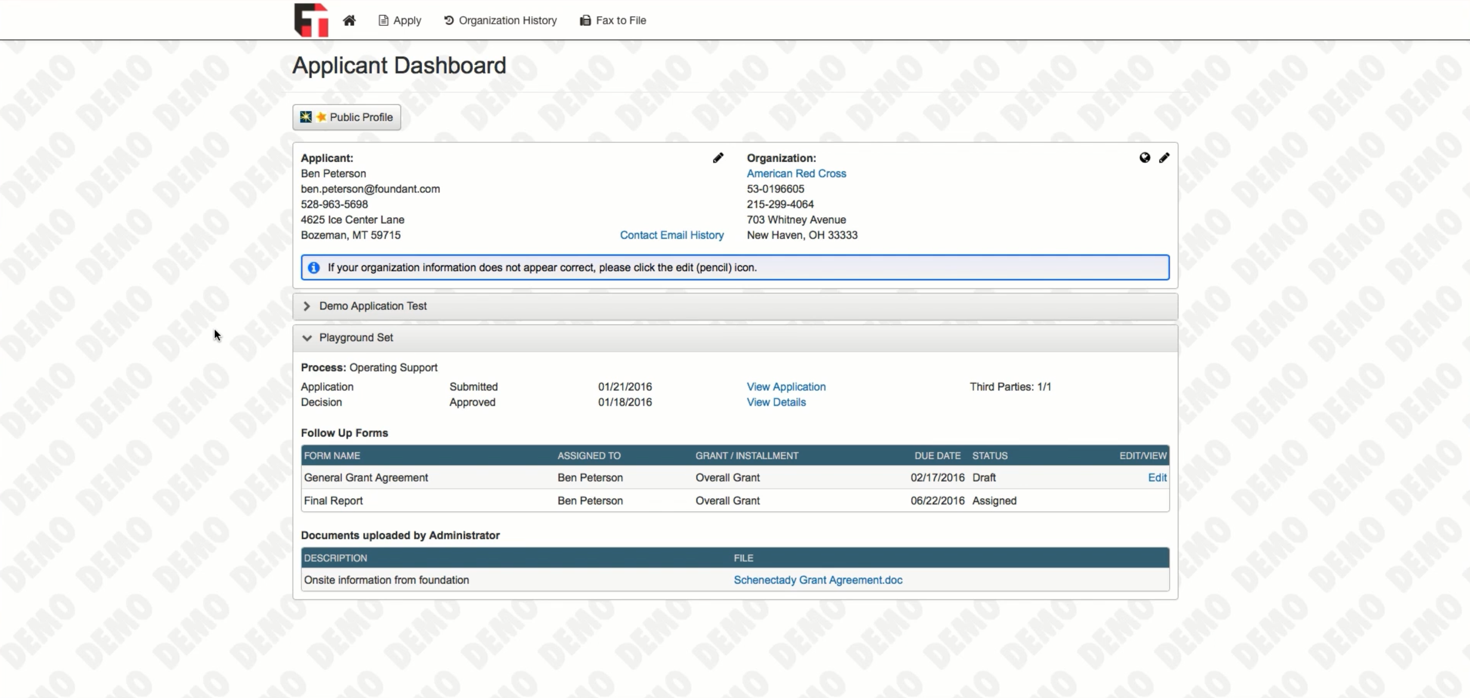 Grant Lifecycle Manager