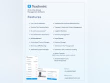Teachmint Software - Features