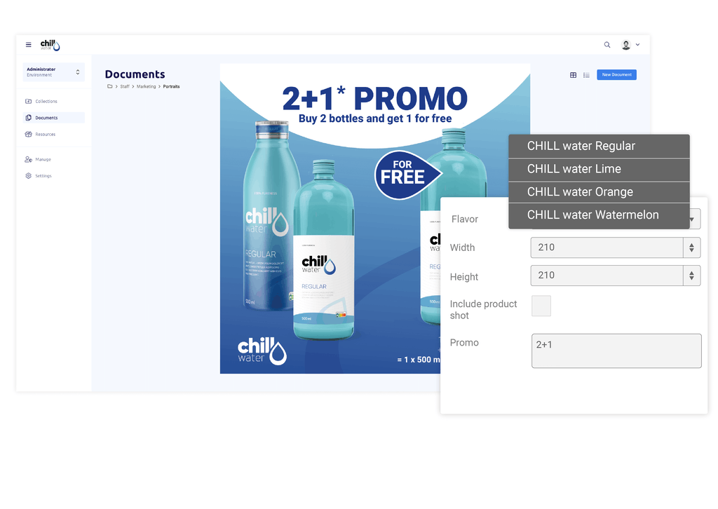 CHILI publisher Software - Empower your brand by simplifying content creation. High-volume, highly personalized content doesn’t mean your brand and output quality will suffer. CHILI publisher is created to ensure brand consistency of personalized and multichannel output.