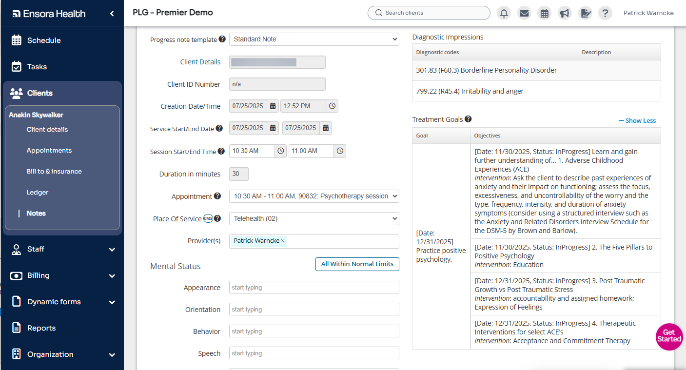 TheraNest Software - 3