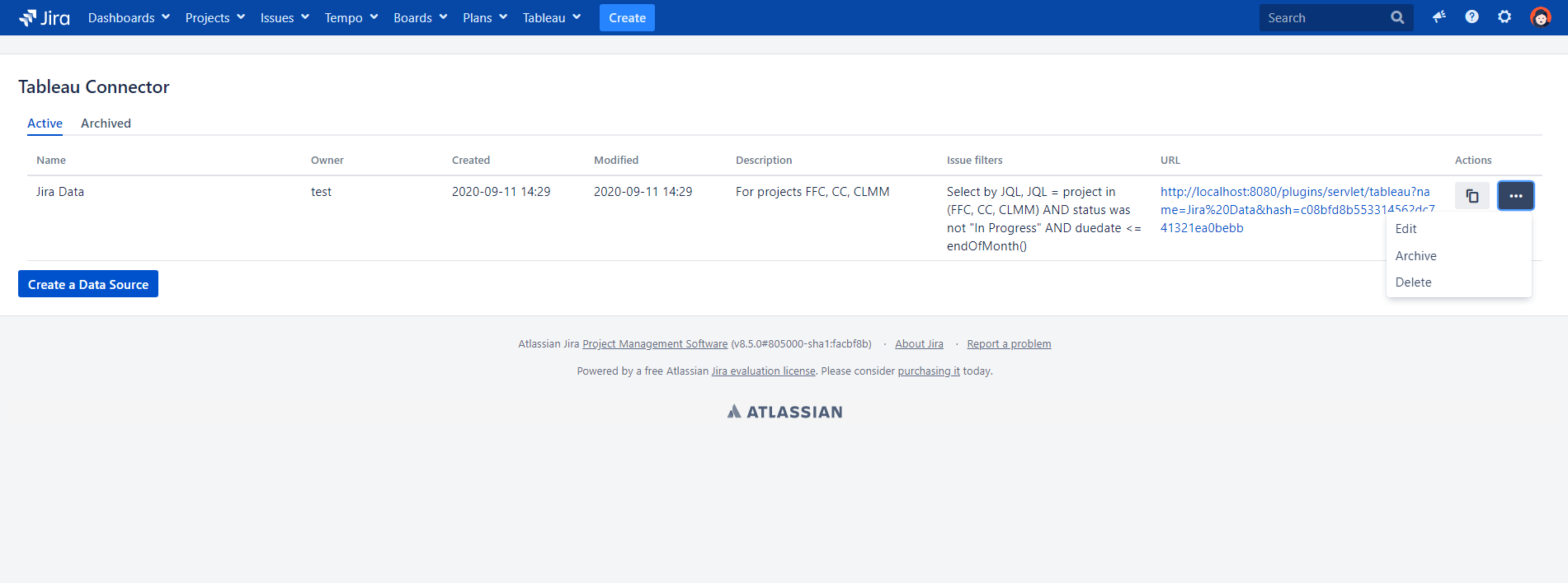 Tableau Connector for Jira Software - 5