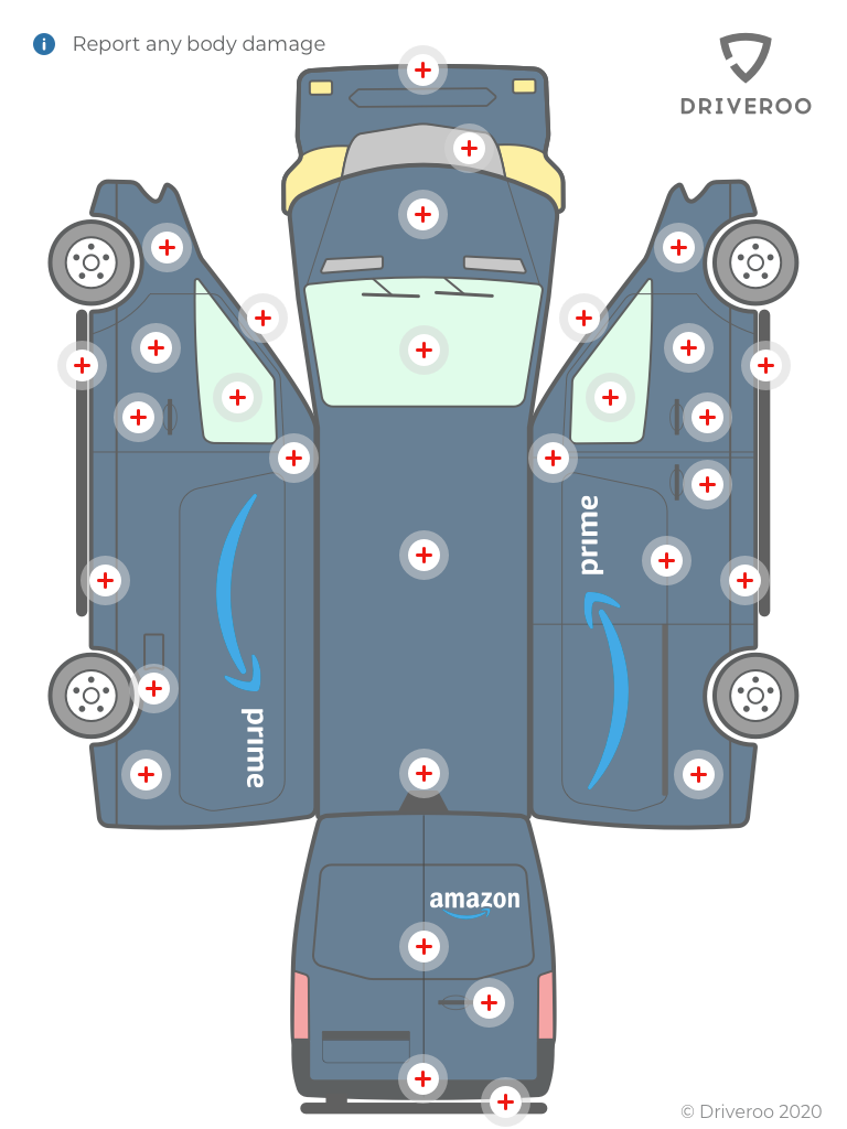 Driveroo Inspector Software - Vehicle Body Damage
