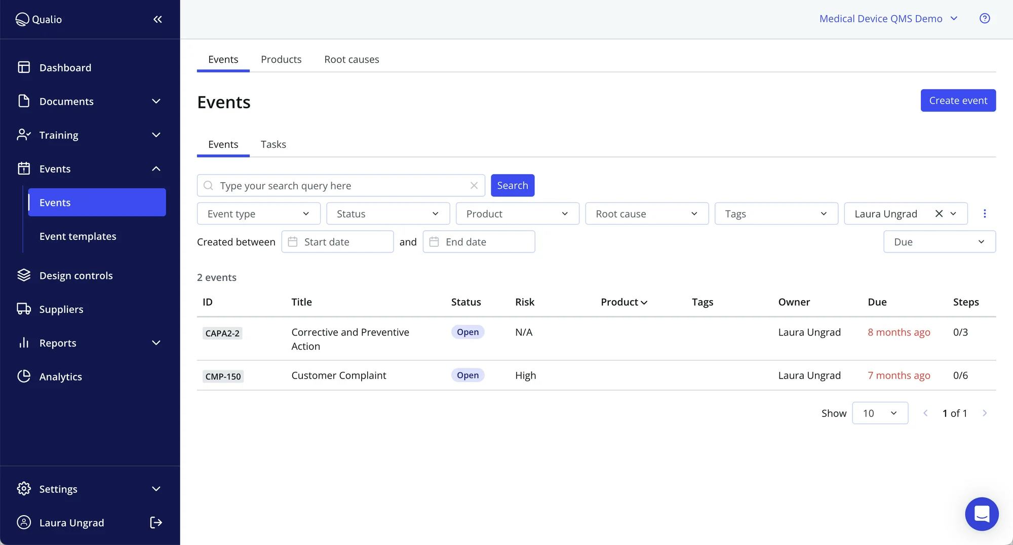 Qualio -ohjelmisto – 4