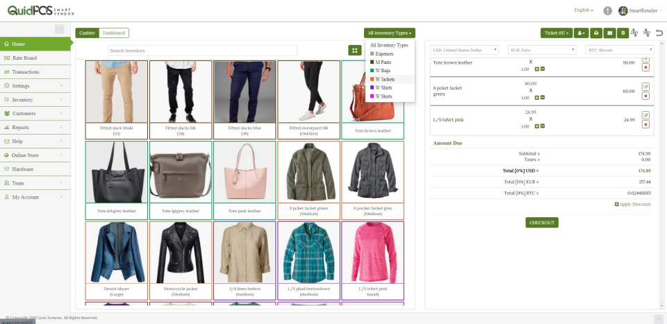 Quid POS Smart Vendor Software - 3