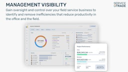 Gain oversight and control over your field service business to identify and remove inefficiencies that reduce productivity in the office and the field.