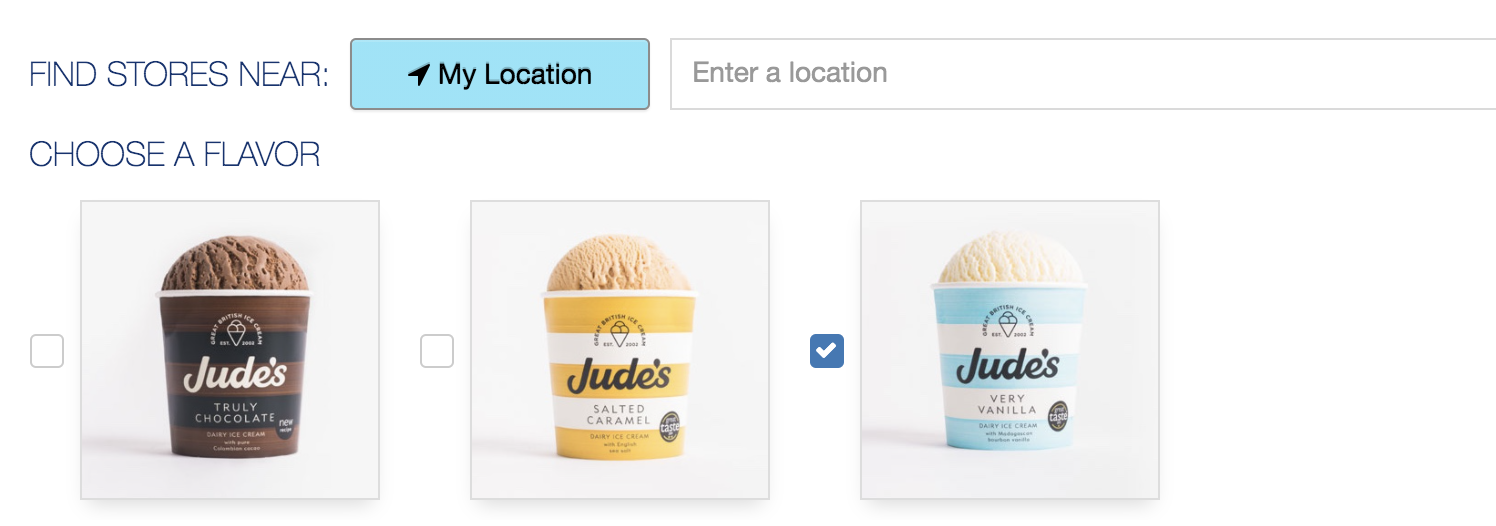 An example of Filtering using product images