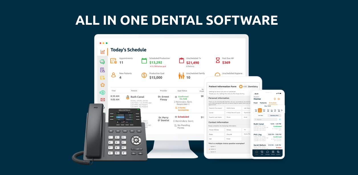Run Your Dental Office with One, Easy-To-Use, Cloud-Based Platform