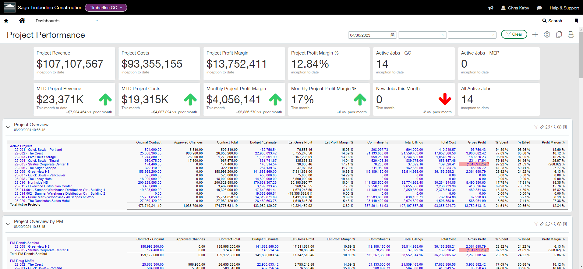 Sage Construction Suite screenshot