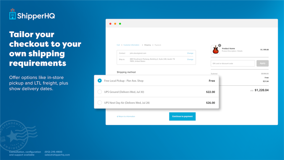 Tailor your checkout-thumb