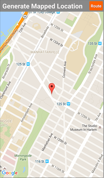 Forms On Fire Software - Location information can also be captured using GPS with Forms On Fire