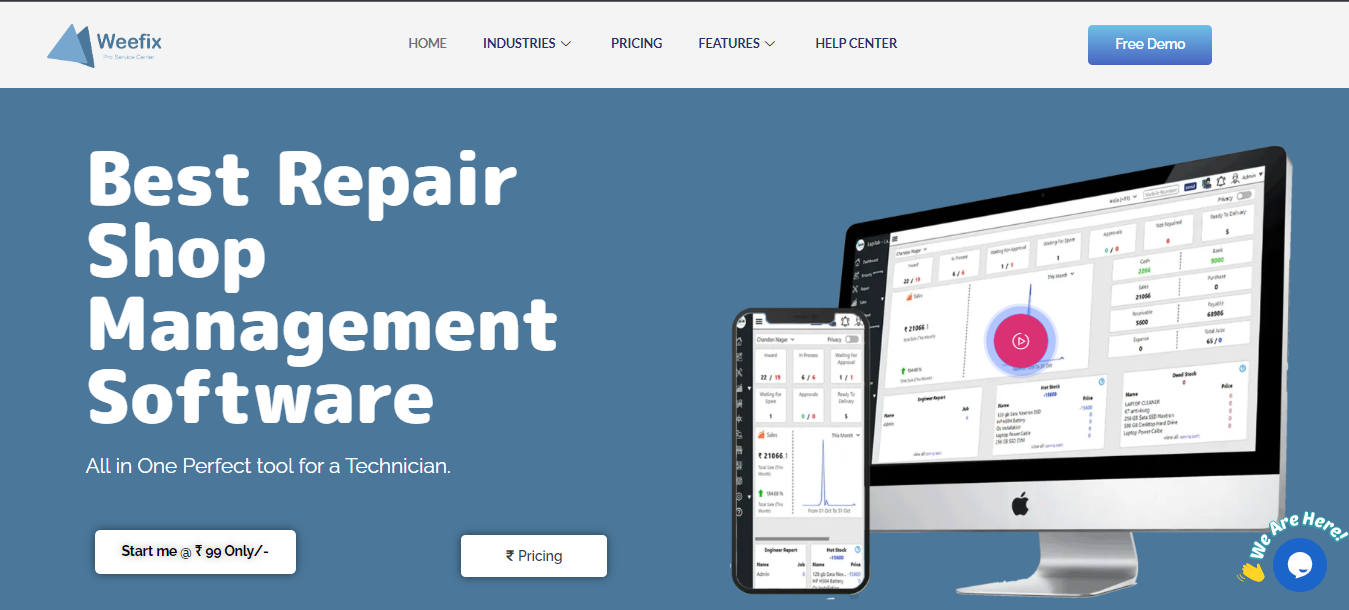 GearsApp repair shop official website