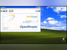 OpenPeople Software - OpenPeople login screen