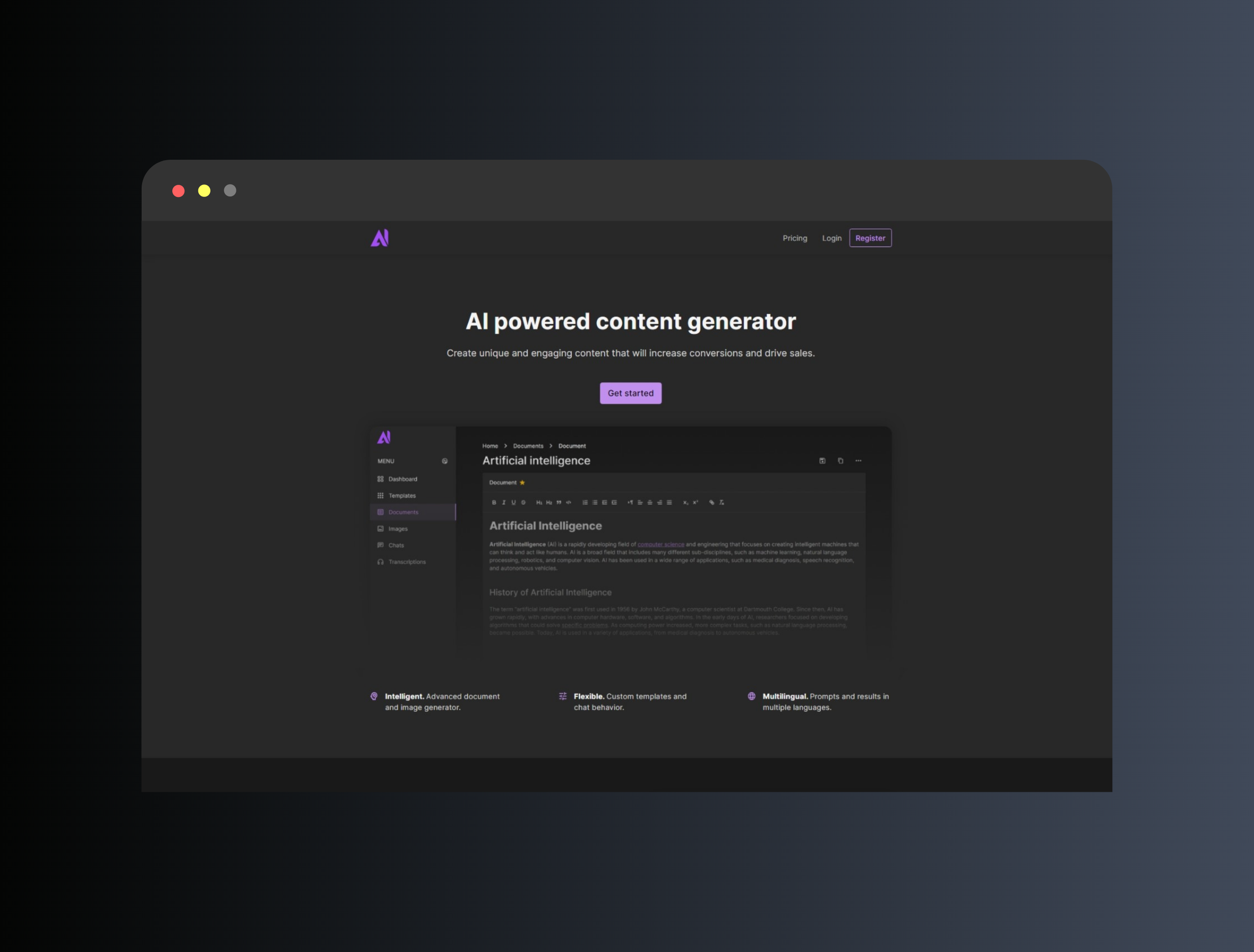 AIWrita screenshot: AI Writa