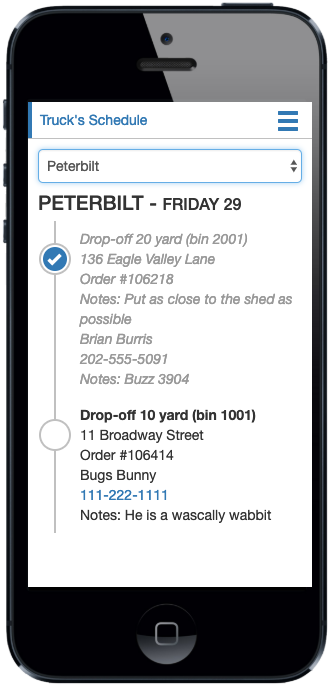 Driver's schedule-thumb