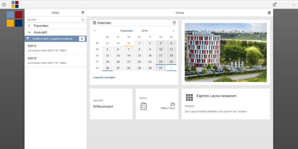 cuSmartext screenshot: Web interface