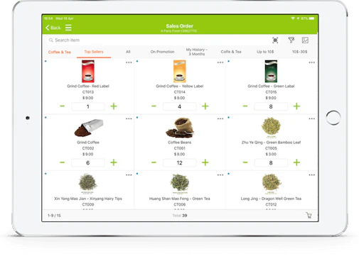 Mobile Order eCatalog