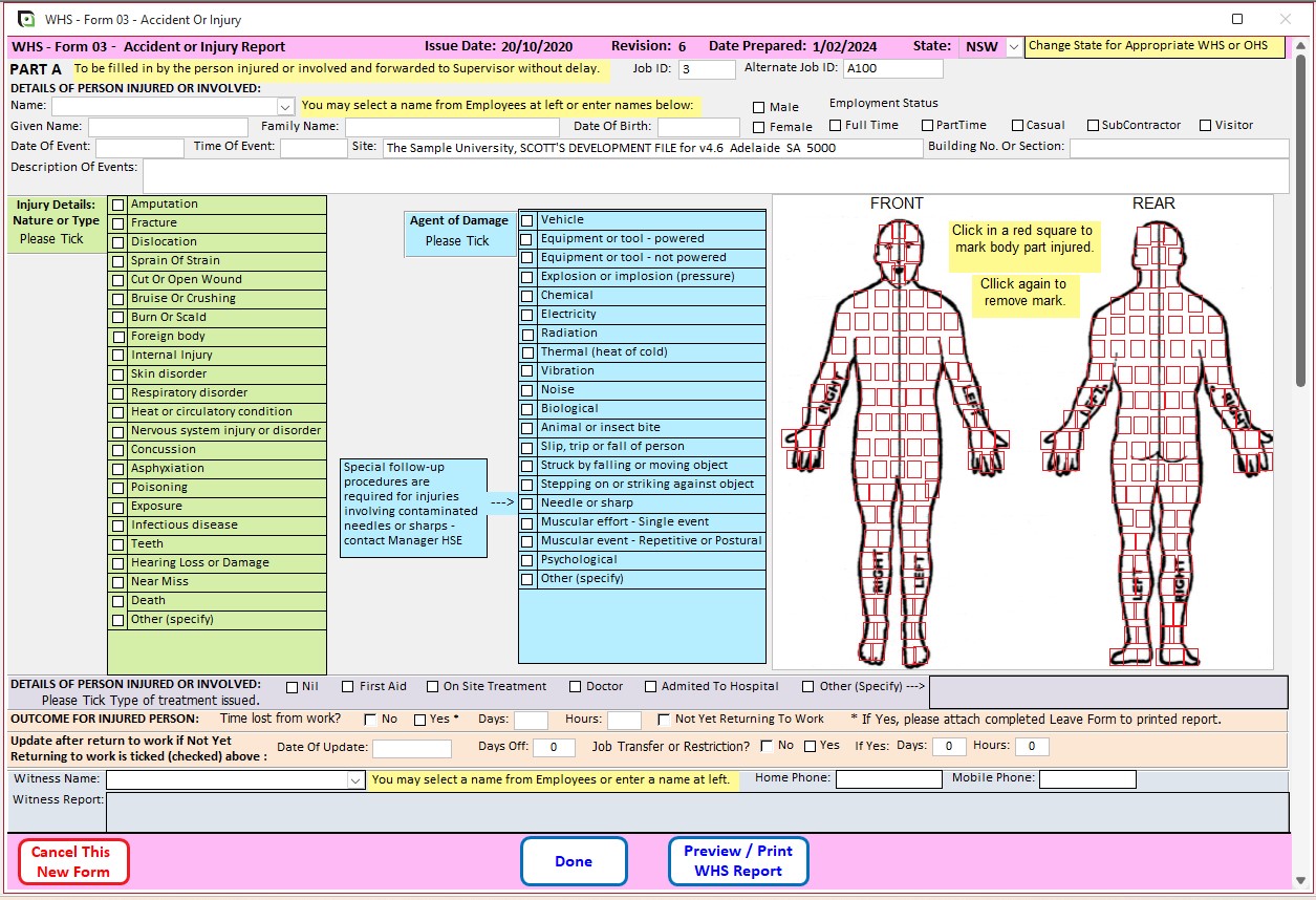 JSEAsy screenshot: JSEAsy reporting