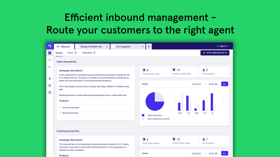 LeadDesk efficient inbound