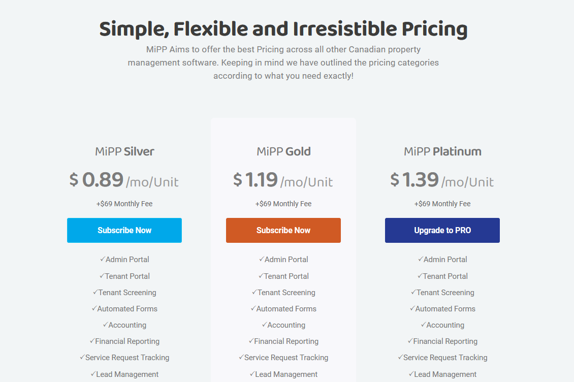 Simple, Flexible and Irresistible Pricing