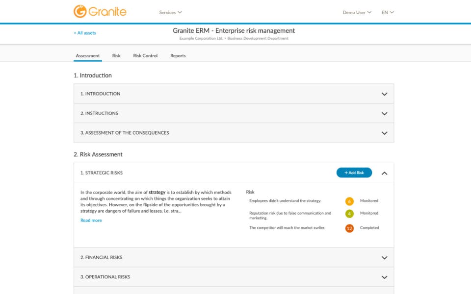 Granite Risk Management Pricing Alternatives More 2023 Capterra