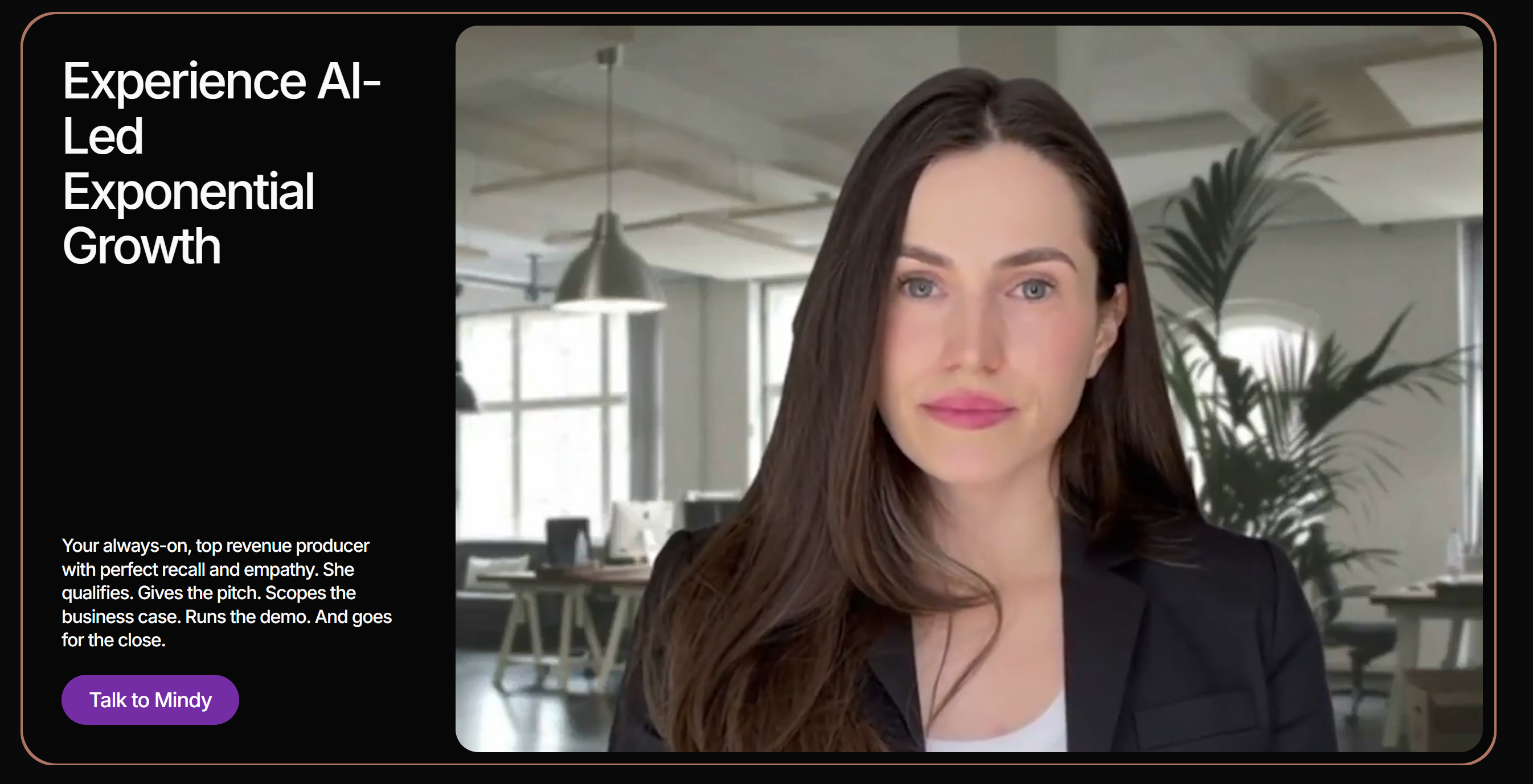 1mind screenshot: 1mind customizable landing pages