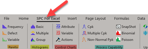 SPC for Excel