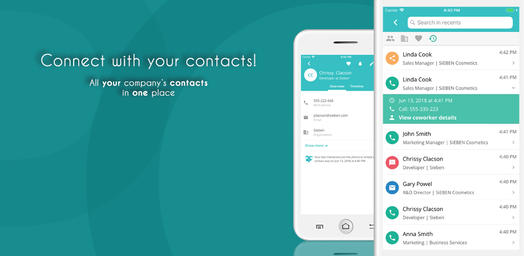 Connect with your contacts - Pobuca Connect