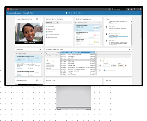 Infor CloudSuite Industrial order management